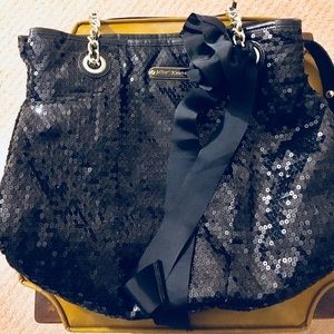 Betsy Johnson sequin handbag